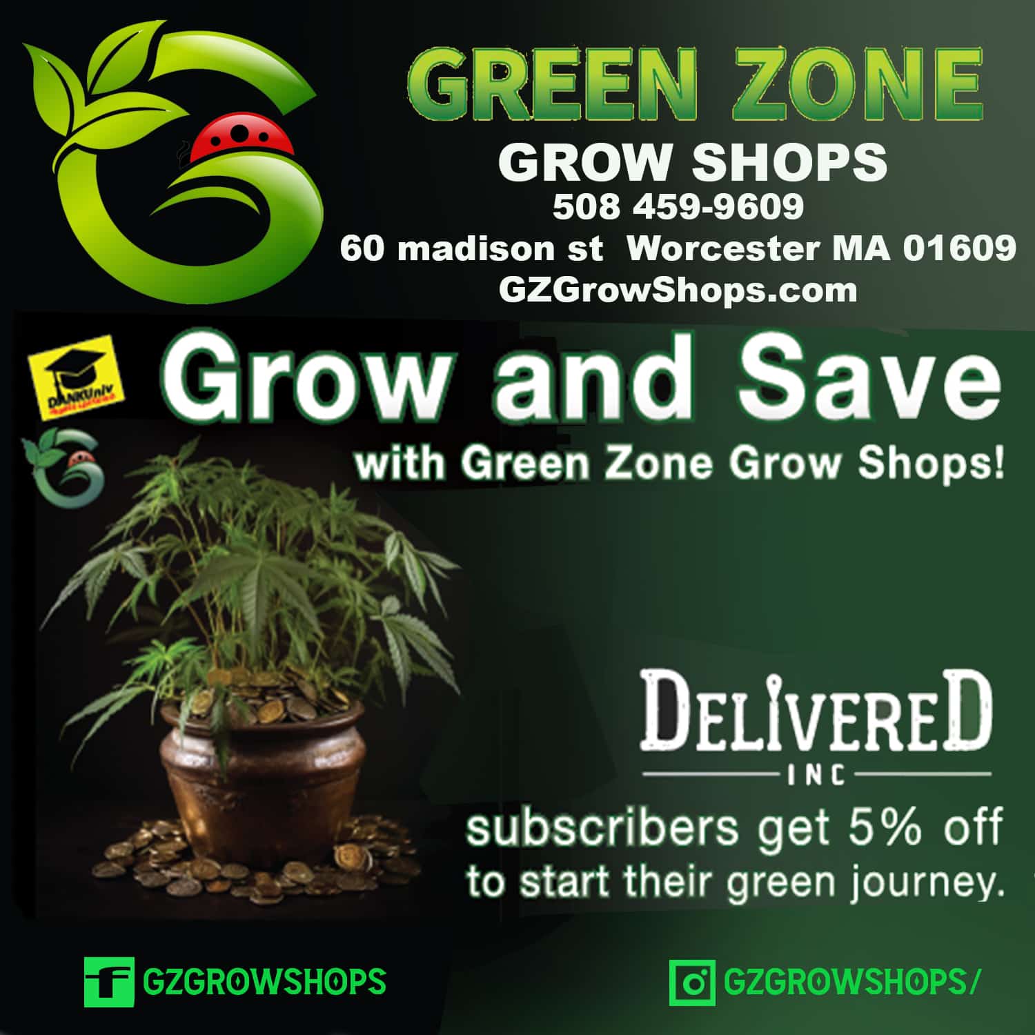 Delivered cannabis home delivery subscription program x Green Zone