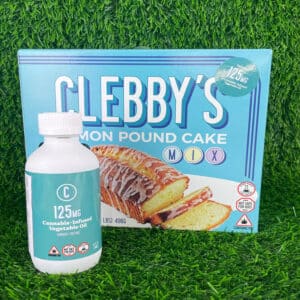 clebby lemon pound cake 125 mg infused cannabis
